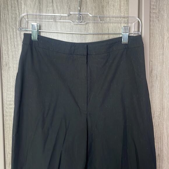 Talbots lightweight rayon/spandex black Capri pants women's 8P - Picture 2 of 12